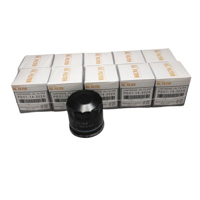 10PCS OEM Genuine Oil Filter PE01-14-302B/302A For Mazda Cartridge Fast Shipping