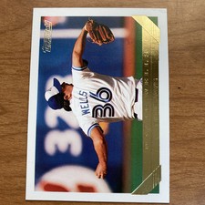 1993 Topps Gold David Wells #458 Blue Jays