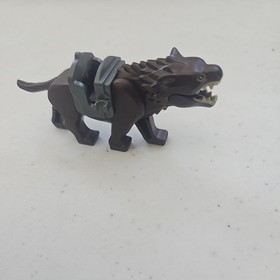 LEGO Warg Dark Brown Hobbit 79012 Attack of the Wargs Wolf w/Saddle 2013