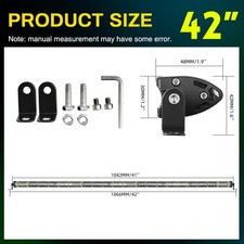 7-50 Led Light Bar Spot Flood Combo Work Fog Driving Off Road Suv Truck Utv 7-50 Led Light Bar Spot Flood Combo Work Fog Driving Off Road Suv Truck Utv
