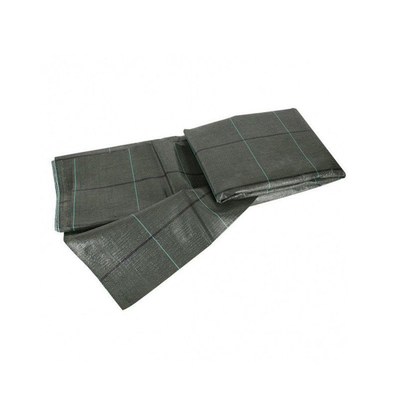 Toile de sol camping FUN&GO verte 3x6m 130g/m2 pour tapis de tente
