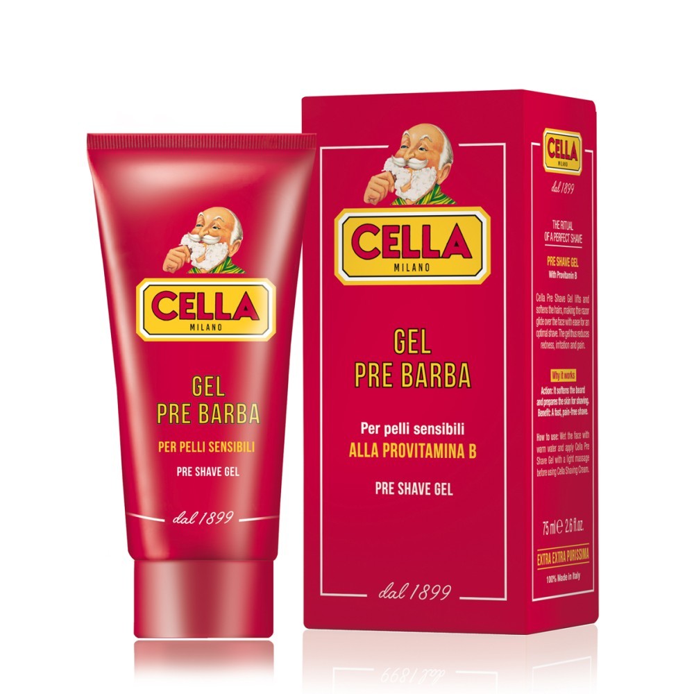 Red Sensitive Shaving Gel Tube 75 Ml