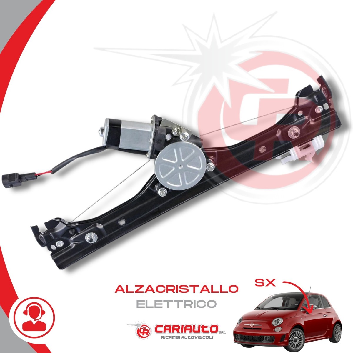 MOTORINO ALZACRISTALLO ELETTRICO DISCOVERY I E II TDI LATO SX - Raptor