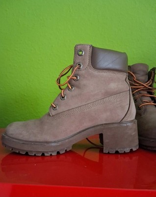  Timberland Kinsley WP Damen Boots Gr. 38,5  Leder Absatz Stiefeletten A2B9K