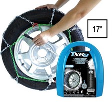 Green Valley TXR9 Winter 9mm Snow Chains - Car Tyre for 17 " Wheels 185/45R17