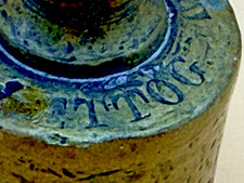 Toggenburg 100-g waga dębu 19. Jh. – ET’TOG., mosiądz, wielokrotnie stemplowany