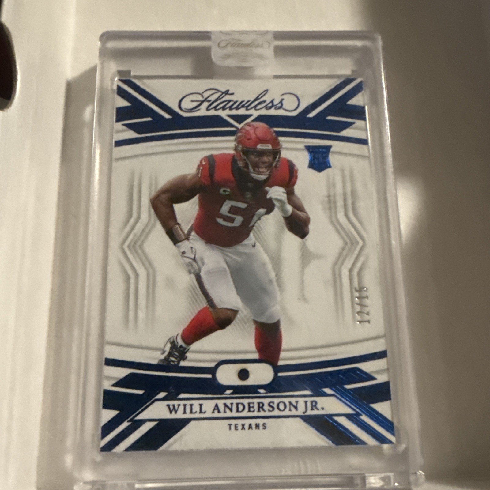 Will Anderson Panini Flawless #110 Sapphire