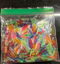 Vintage 1980's - 90's Lite Brite Pegs 7/8 Inch Bag of 206 Pegs Mixed Colors