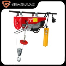 Winches Electric Hoist 250kg Winch Crane Portable 230v Lifting Set For Workshop