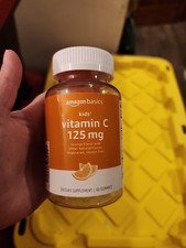 Amazon Basics Kids Vitamin C 125mg Orange fla...