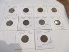 10 Different Indian Head Pennies Starting 1863