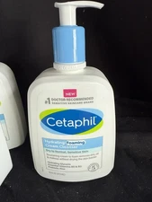 New Cetaphil Hydrating Foaming Cream Cleanser 16 Oz