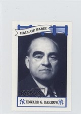 1992 The Wiz/Aiwa New York Yankees Hall of Fame Ed Barrow HOF 0q3