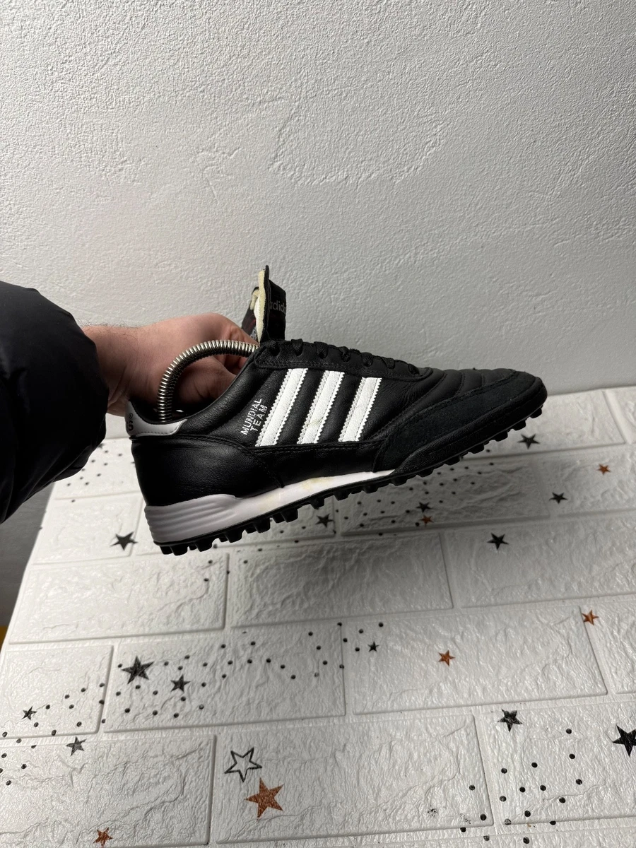 adidas gazelle silver green womens adidas Men's Mundial Team Turf Soccer Shoes Black/Running White  Azteca  Soccer