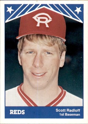 1983 Cedar Rapids Reds TCMA #15 Scott Radloff Durbin North Dakota Baseball Card
