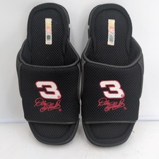 Dale Earnhardt #3 Vintage Flip Flops NASCAR Black Slides Men&rsquo;s Size: 9