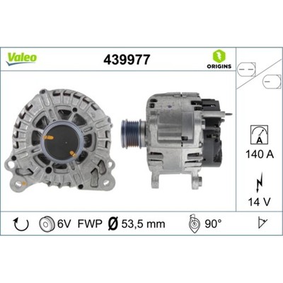 Generator VALEO 439977 für Seat VW Audi Skoda Leon ST Golf VII Variant A3