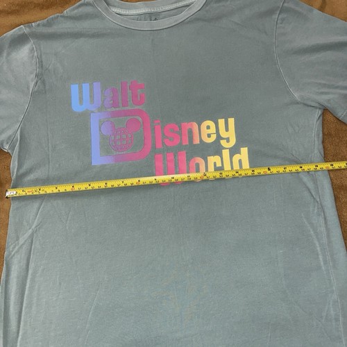 Walt Disney World T-shirt Disney Green Size Small Epcot Shirt Cute Fun Clean Gym - Picture 12 of 24
