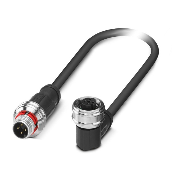 Phoenix Contact - SAC-4P-P12MS/ 0,6-PUR/P12FR SH - Sensor-/Aktor-Kabel - 1476873-image