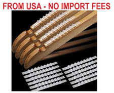 Yalikop 200 Pcs Non Slip Rubber Clothes Hanger Grips Adhesive Clothing Hanger Gr
