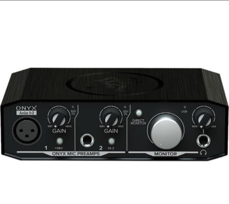 Mackie Onyx Artist 1.2 2x2 USB Audio Recording Studio Interf