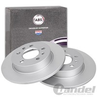 2X A.B.S. Bremsscheiben 265Mm Hinten Passend FüR Renault Laguna Safrane