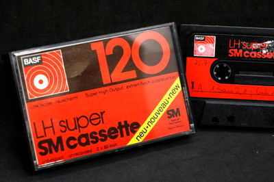 MC Kassette BASF LH super 120  - Modell  1975/  Typ I / guter Zustand