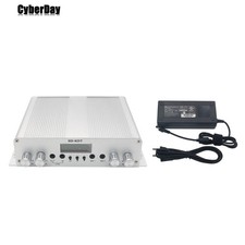 25W FM Transmitter Stereo PLL Broadcast Radio Station with DC Power Supply