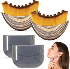 Pack of 2 Lymphatic Drainage Face Brush Massager for Double Chin Sculpting