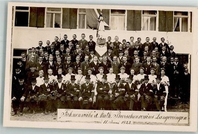 13648974 - 8936 Langerringen flag dedication of Cath. boys club 11th June