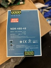 MEAN WELL  NDR-480-48 power supply NEW