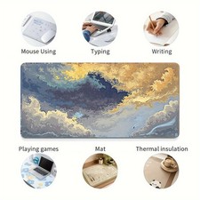 40 90cmExtra Large Non-Slip Rubber Mouse Pad Desk Mat - Dynamic Cloudscape Pan