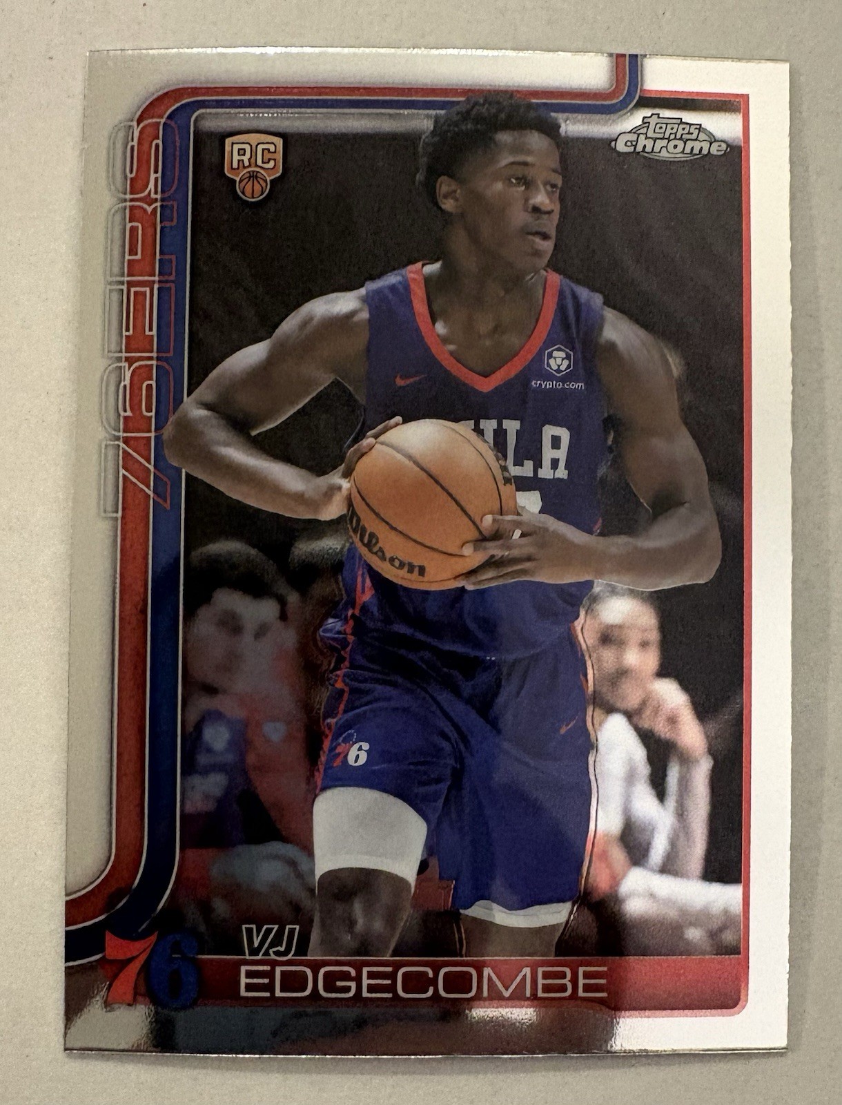 2025-26 Topps Chrome VJ Edgecombe RC #253 - Philadelphia 76ers