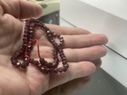 Natural GARNETS Faceted Round Garnet Beads 4-4.5mm 11" Strand  — photo 2