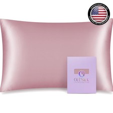 Travel-Friendly 13"x18" Mulberry Silk Toddler Pillowcase with Hidden Zipper