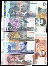 Cambodia set 7 notes ,100 -10000 RIEL (2015-22) ,UNC