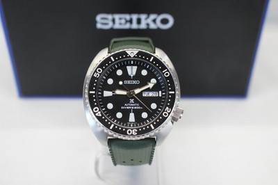  Seiko PROSPEX TURTLE Automatic Watch REF 4R36-04Y0 FULL SET Green TROPIC 