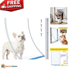 Durable 10.5" x 15" Dog Door Flap - Magnetic Closure for Reliable Performance