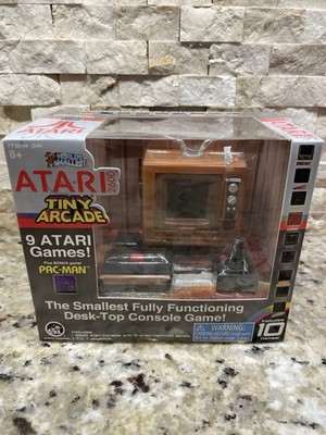 Worlds Smallest Atari 2600 Tiny Arcade Includes 10 Games Mini Pac-Man NIB New