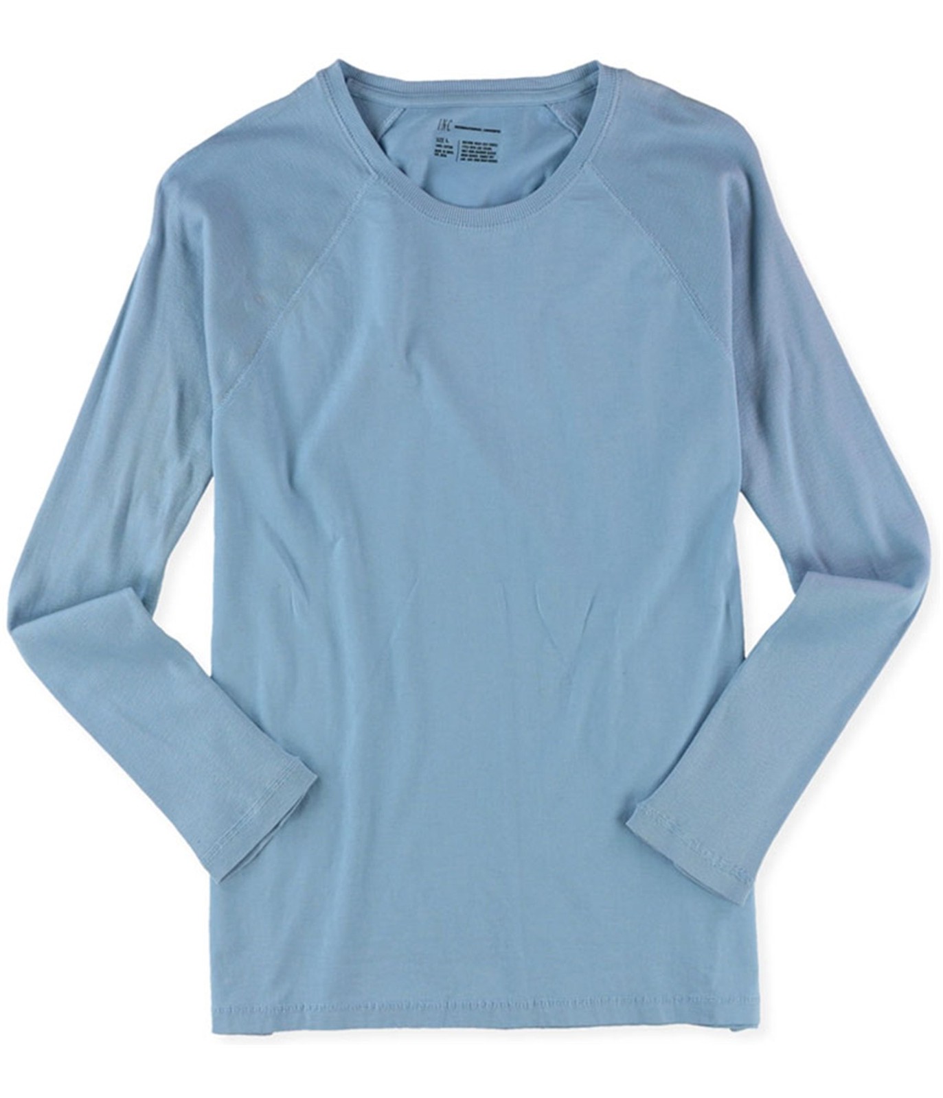INC Mens Solid Raglan Graphic T-Shirt Blue Large 3490₽
