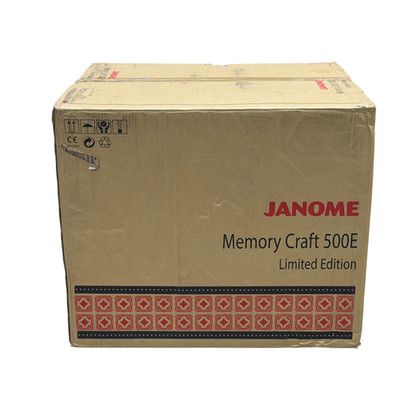 Janome Memory Craft 500E MC500E Embroidery Sewing Machine Limited Edition Open B