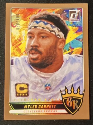 2025 Panini Donruss - Gridiron Kings Myles Garrett #GK-MGT Studio Series 50/100