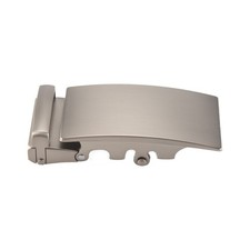 Men's Solid Buckle Automatic Ratchet Leather Belt Buckle E1E83636