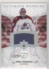 2020 Ultimate Collection Rookies Jersey Relics 606/649 Tier 1 Pavel Francouz um0