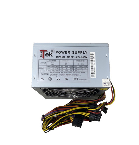 ITEK ITPS500 ATX-Netzteil 500W Semi-modular 80 PLUS Bronze 12cm