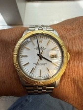 Rolex Thunderbird Dial Datejust Silver Men's Watch 1978 - ref: 16014
