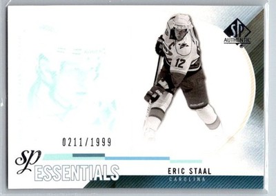 2010-11 UD SP Authentic SP Essentials /1999 Eric Staal #179 Carolina Hurricanes