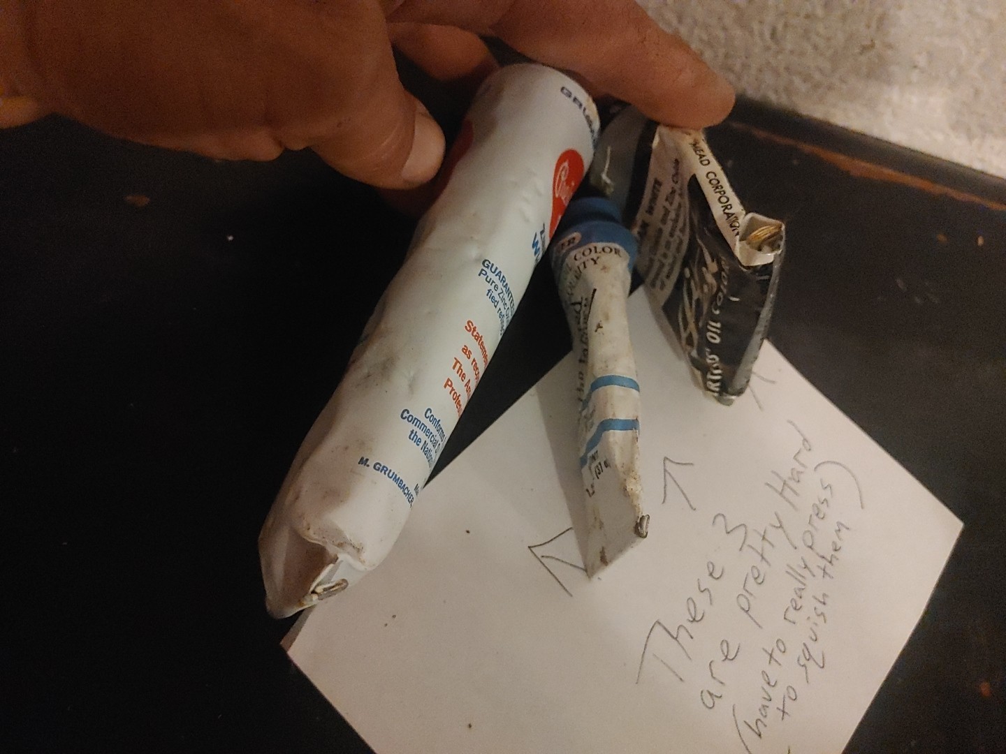 Vintage GRUMBACHER PRE-TESTED Oil Paints Mixed Lot + Sargent PREOWNED AS-IS