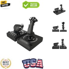 G X56 H.O.T.A.S Throttle and Joystick Flight Simulator Game Controller, 4 Spr...
