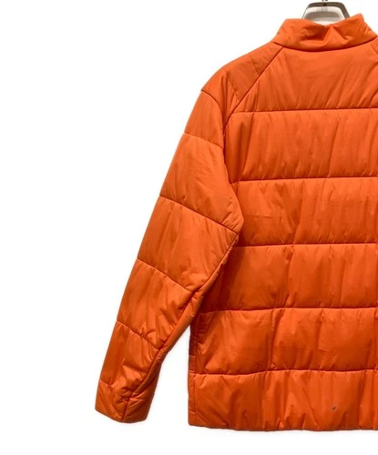 adidas Quilted Jacket Padded Insulated Coat Men's Size L Orange image 8